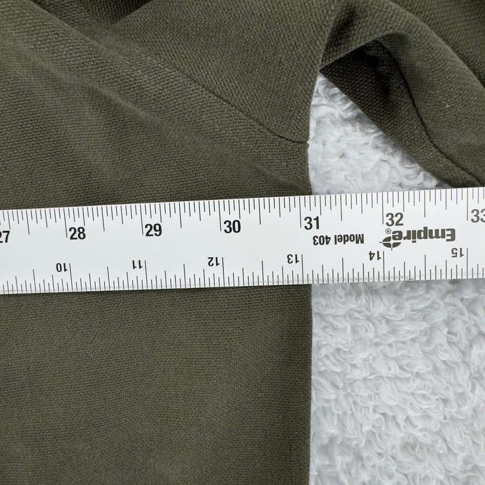 FUBU Men’s Shirt 3XL Olive Green Heavyweight Button-Down Long Sleeve Big & Tall - Image 4 of 4