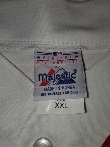 Camiseta de colección Majestic Nomar Garciaparra BOSTON RED SOX 5 cosida para hombre equipo MLB XXL - Imagen 7 de 14
