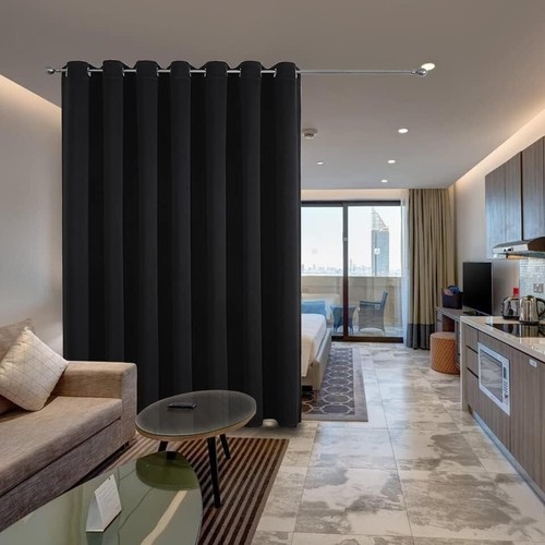 Curtains for Sliding Glass Doors, Blackout Curtains 100 X 84 Inches, Extra Wide - Picture 3 of 8
