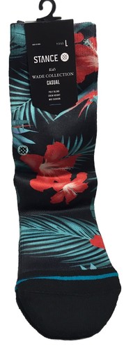 STANCE Wade Collection KIDS Tropical 🌺 CREW SOCKS Hawaii YOUTH Sz Y-L 3-5.5 NWT - Picture 1 of 2