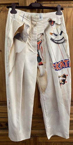 Pantalones de Diseñador STELLA MCCARTNEY RAROS Estampado de Monopatín EE. UU. 4/6 NUEVOS CON ETIQUETAS - Imagen 6 de 12