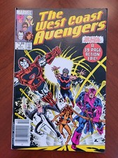 West Coast Avengers #1 VF/NM  Newsstand Variant Great Looking Copy Many Pictures