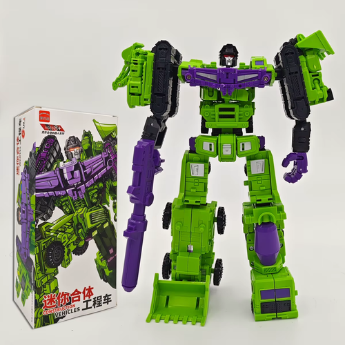 Transformation 6 in 1 Model MINI Devastator 21CM Action Figure Robot Plastic - Picture 8 of 14