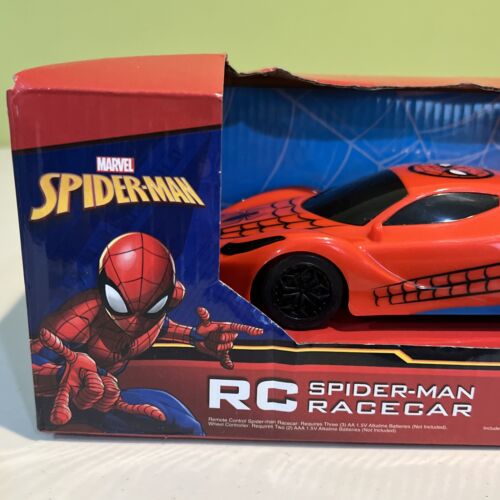 Marvel Spider-Man RC Racecar 27MHz High Speed Full Function Remote Control NEW - Picture 4 of 18