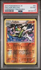 2013 Pokemon B&W Legendary Treasures 81 Gallade Reverse Holo - PSA Graded