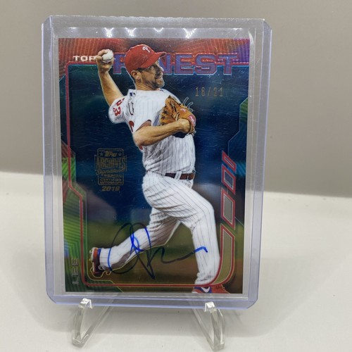 2019 Topps Archives Signature Series Autograph Cliff Lee Auto /21