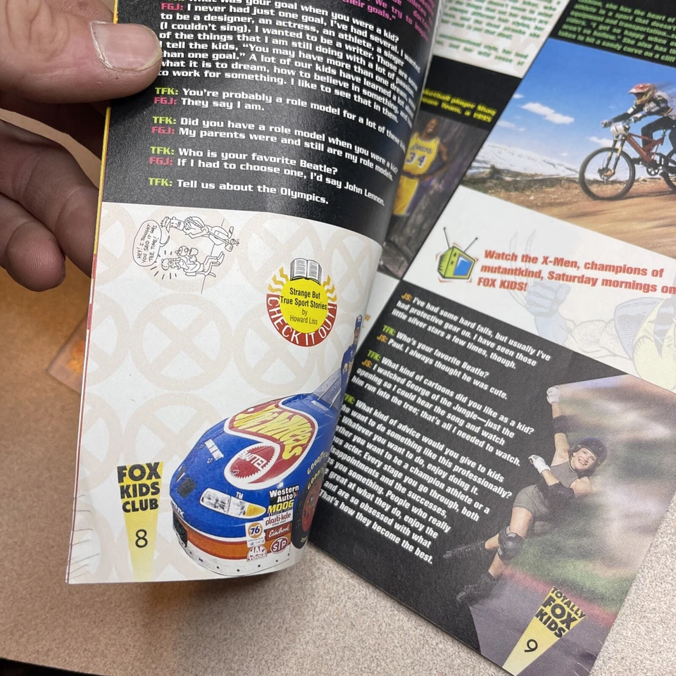 Осень 1997 Fox Totally Kids журнал редкая мурашки по коже карты полный - Изображение 3 из 4