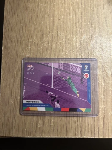 Euro 2024 Topps Now Mert Gunok #044 Purple Parallel 15/25