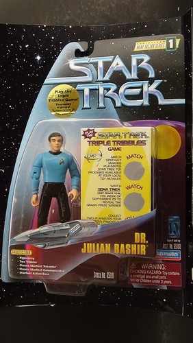 Dr Bashir Fuzzy Tribble - Actions Warp Factor 1 Playmates 97 Star Trek Deep DS9 - Bild 11 von 11