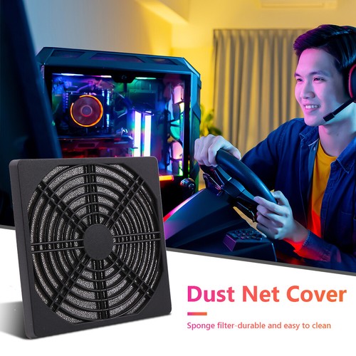 5 pièces 80mm PC boîtier d\'ordinateur ventilateur filtre anti-poussière écran e - Bild 3 von 9