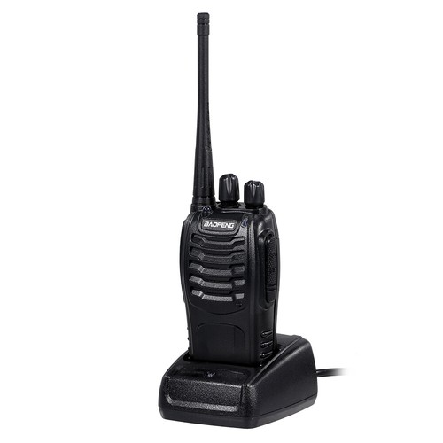 4Stück BF-888S Walkie-Talkie HandheldZwei Wege Radio Two Way Radio Schwarz Neu - Zdjęcie 12 z 14