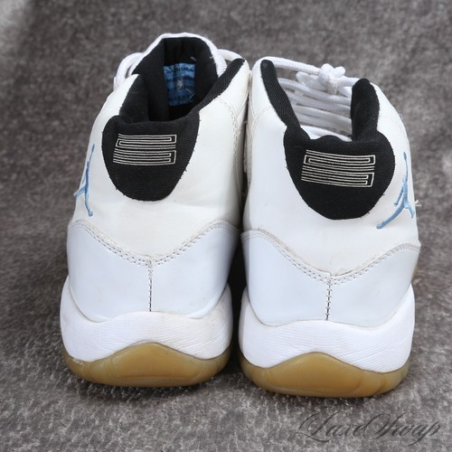 NIKE Air Jordan 11 Legend Blue Size 12 Mens Retro White Columbia 378037-117 ๐ฆ - Picture 3 of 10