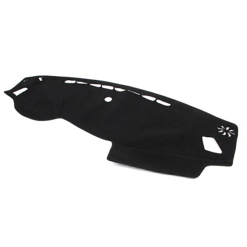 Black Dash Mat Dashboard Cover Dashmat Polyester For Kia Optima 2016 2017 2018 - Picture 3 of 12