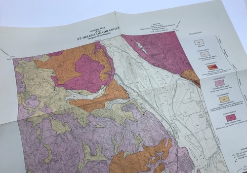 1946 Geology St. Helens Quadrangle, Oregon, Dept of Geology & Mineral Ind (RF735 - Picture 11 of 11