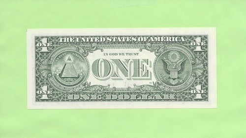 2006 ..UNCIRC $1 G 7777 1093 B .... 2006 $1 G-B QUAD NOTE '7777' - Picture 2 of 2