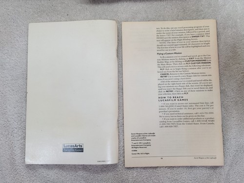 Geheimwaffen der Luftwaffe von Lucasfilm Big Box IBM DOS - Bild 9 von 11