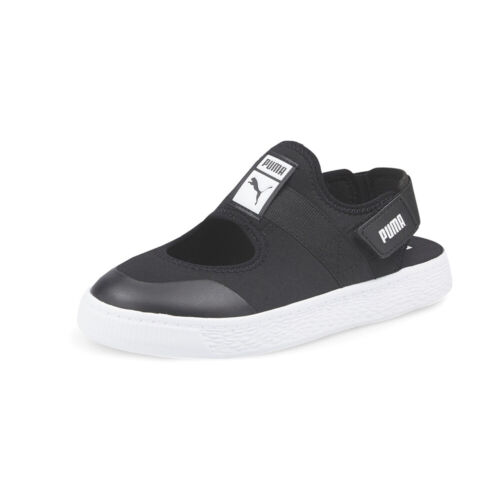 PUMA LightFlex Summer River Youth Girls Black Casual Sandals 38319101 - Picture 2 of 6