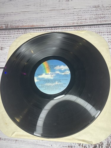 ELTON JOHN LIVE IN AUSTRALIA 1987 DBL LP "CANDLE IN THE WIND" MCA2-8022 - Picture 7 of 12