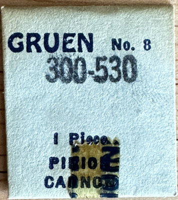 Gruen #8 EB240 CAL300-530 CANNON PINION NOS WATCH REPAIR PART WP1