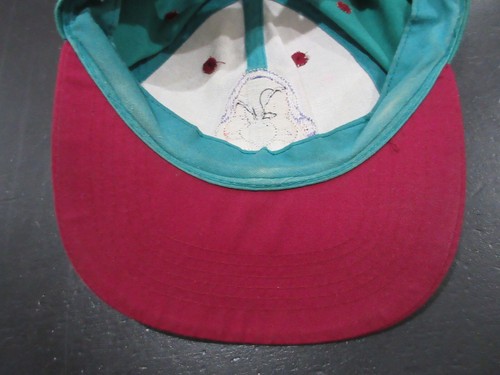VINTAGE Disney Hat Cap Snap Back Green Grumpy Snow White Dwarfs Kids Boys Youth - Picture 7 of 9