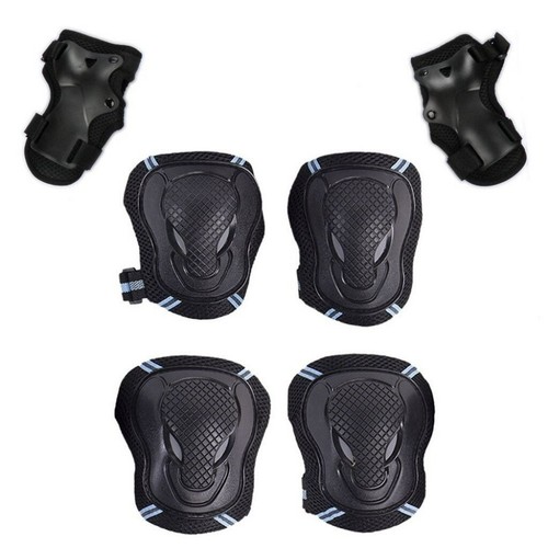 US Adult Wrist Elbow Knee Pads Skateboard Roller Skate Bike Protective Gear Set - Picture 11 of 20
