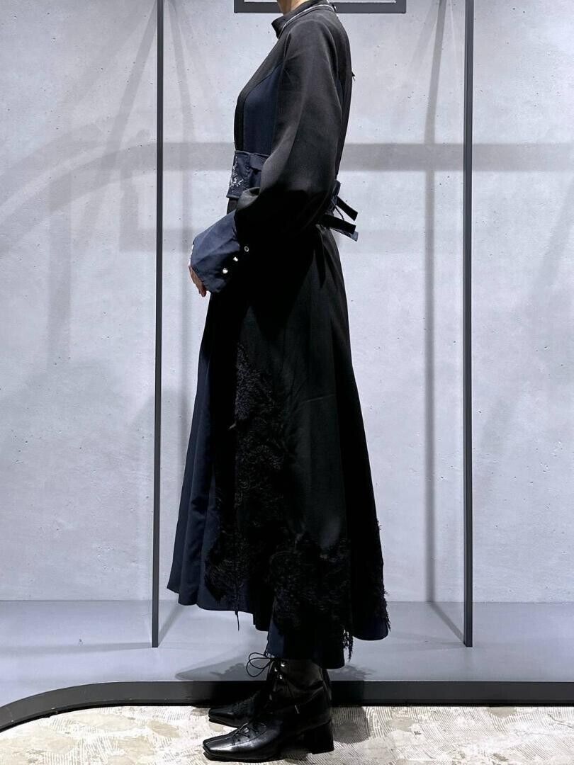 Ado HARE Collaboration Lace Long Dress Free Size Color Black Ado HARE Collaboration Lace Long Dress Free Size Color Black