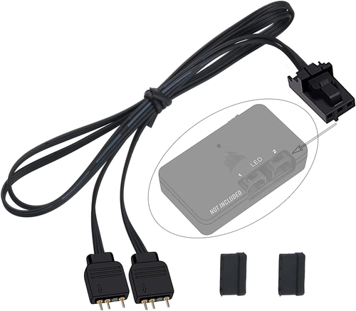 Airgoo Adapterkabel für Corsair Lighting Node Pro & Commander Core XT - 3Pin - Bild 5 von 12