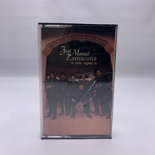Zamacona y Los Yonics Cassette Me corde de Ti Cumbias Grupero Rare New - Picture 1 of 3