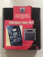 Halberd Portable 45 Piece Tool Tote Organizer Set In Bag