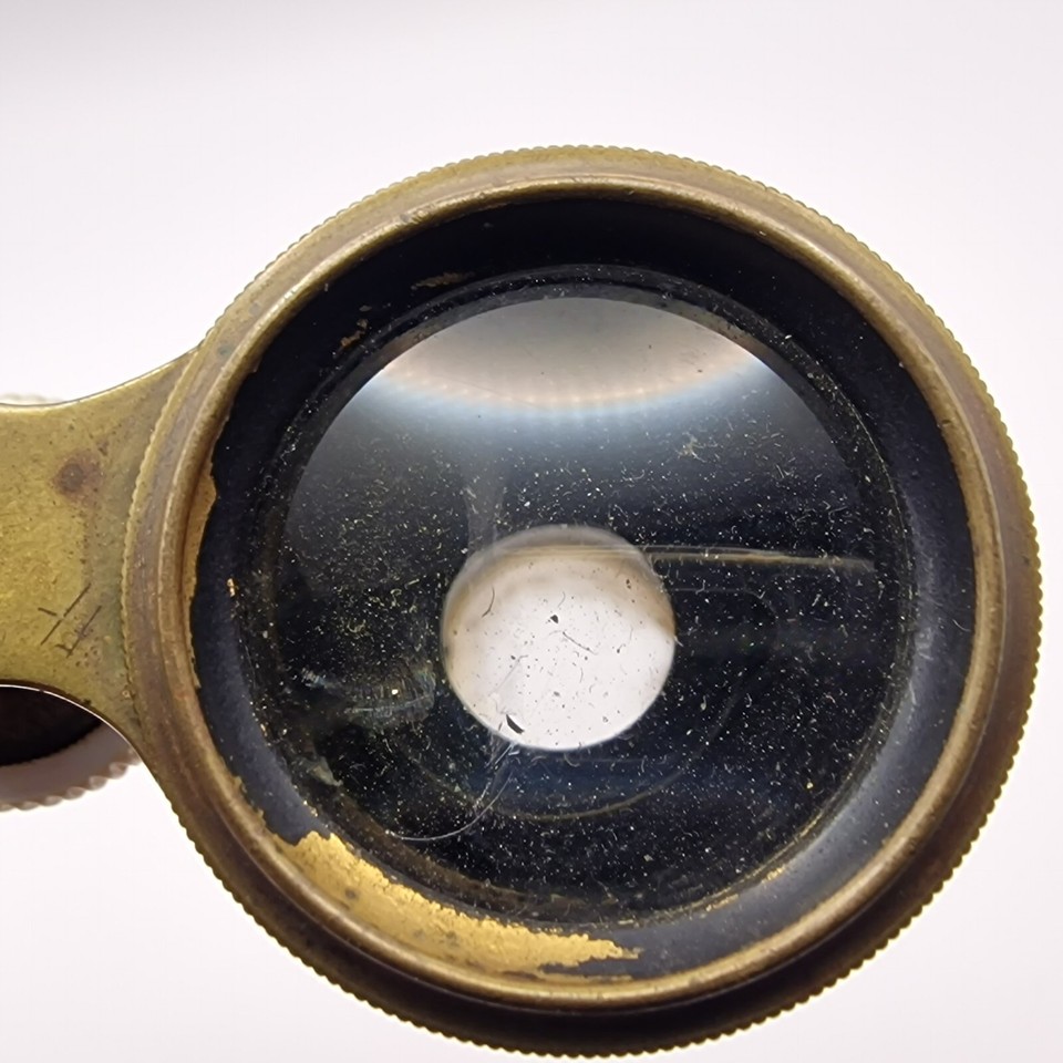 19th century French Blue Guilloche Enamel and Brass Opera Glasses eBay