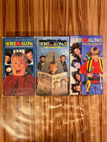 Home Alone VHS Lot 1 2 3 Lost In New York Macaulay Culkin Joe Pesci John Candy - Picture 7 of 8