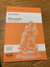 Messiah Handel Vocal Score Piano Sheet Music Watkins Shaw Ed Christian Book