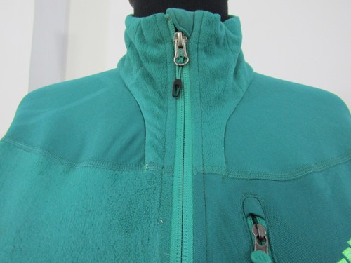 Adidas women's Zipped Fleece Green Crew Chest Size40/42 UK12/14 Sku 8320 - Picture 3 of 15