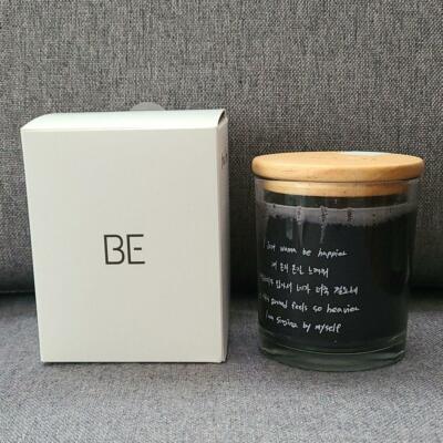 BTS BE キャンドル CANDLE Blue&Grey テヒョン テテ V BTS V BE Scented Candle Blue & Grey Aroma Official