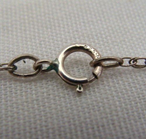 Sterling Silver Necklace & Clear Rhinestone Mom Pendant - Picture 9 of 9