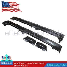 For 07-13 Chevy Silverado GMC Sierra New Rocker Panel Cab Corner Kit Crew Cab