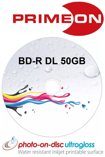 10 PRIMEON BD-R DL 50GB 8x photo ultraglossy Printable Glänzend Bedruckbar - Bild 2 von 8