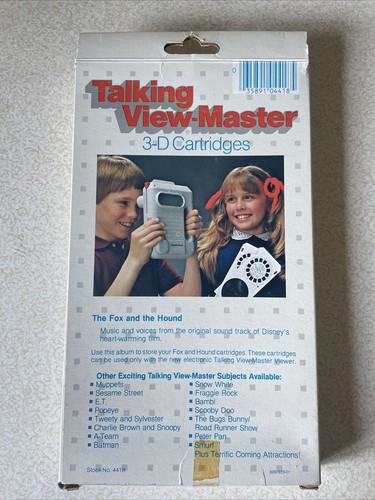 Lot of 3 Talking View Master 3-D Cartridges Fox Hound, Tweety Sylvester, Popeye - Picture 3 of 10