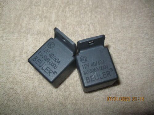 2-Beuler 5 Pin 12V Relay BU-5083-0000 40/60 AMP Kawasaki Mule Bed Lift NEW - Picture 2 of 4