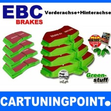 EBC Bremsbeläge VA+HA Greenstuff für Renault Laguna 3 KT0/1 DP21993 DP21749