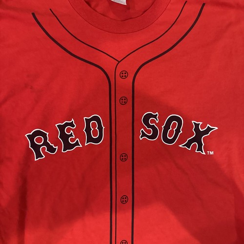 VINTAGE MLB BOSTON RED SOX NOMAR GARCIAPARA DUNKIN DONUTS JERSEY #5 Sz XL. EUC - Picture 4 of 6