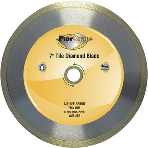 Menard 709 3991 Florcraft 7 Tile Diamond Wet Saw Blade Smooth Image Is Loading Menard 709 3991 Florcraft 7 034 Tile Diamond