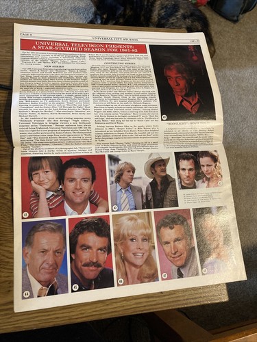 Universal City News- Universal Studios 1981-82 Vol 4 golden pond, Heartbeeps... - Picture 2 of 2