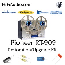 Pioneer Rt-909 Restoration Rebuild Service Kit Repair Capacitor Reel Rtr