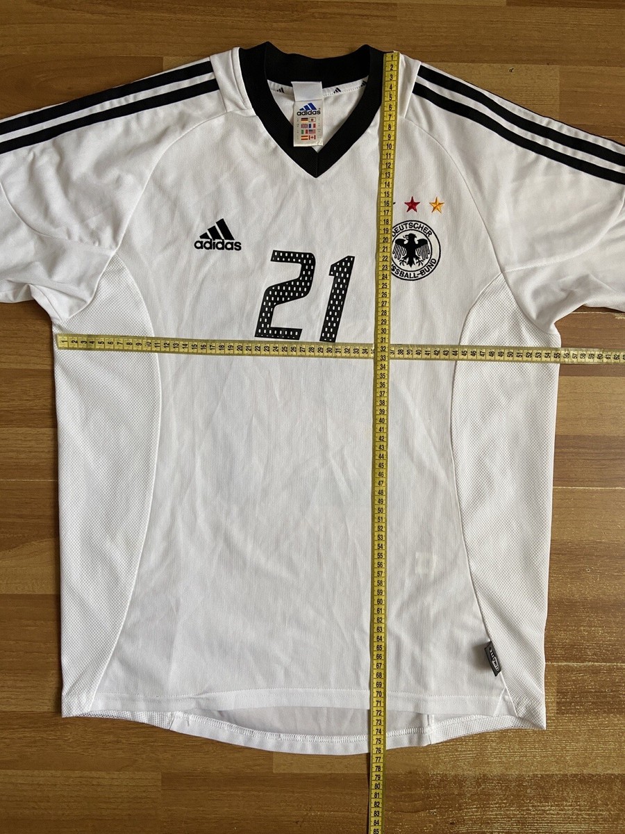 GERMANY 2002 2003 HOME FOOTBALL SHIRT SOCCER JERSEY ADIDAS