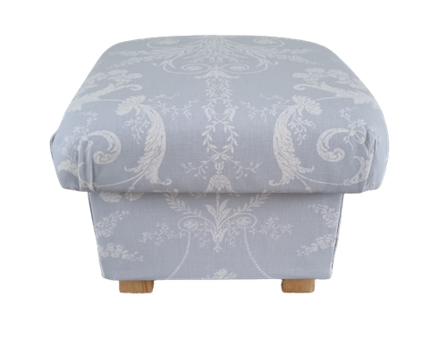 Laura Ashley Fabric Storage Footstools Pouffes Accent Belvedere Soft Truffle - Picture 49 of 79
