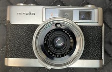 Minolta AL-F With Rokkor 1:2.7f 38mm And Minolta Leather Cover- Untested