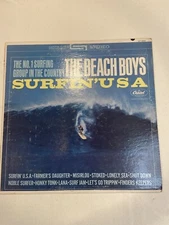 The Beach Boys ‎– Surfin' U.S.A. LP Vinyl 1966 Capital ‎– ST 1890 1st Pressing