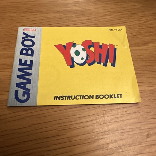 nintendo gameboy Yoshi boxed with manuAL USA - Picture 15 of 17