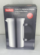 Bodum Tribute Prensa Francesa Cafetera 8 Tazas Básica Roja Nueva En Caja